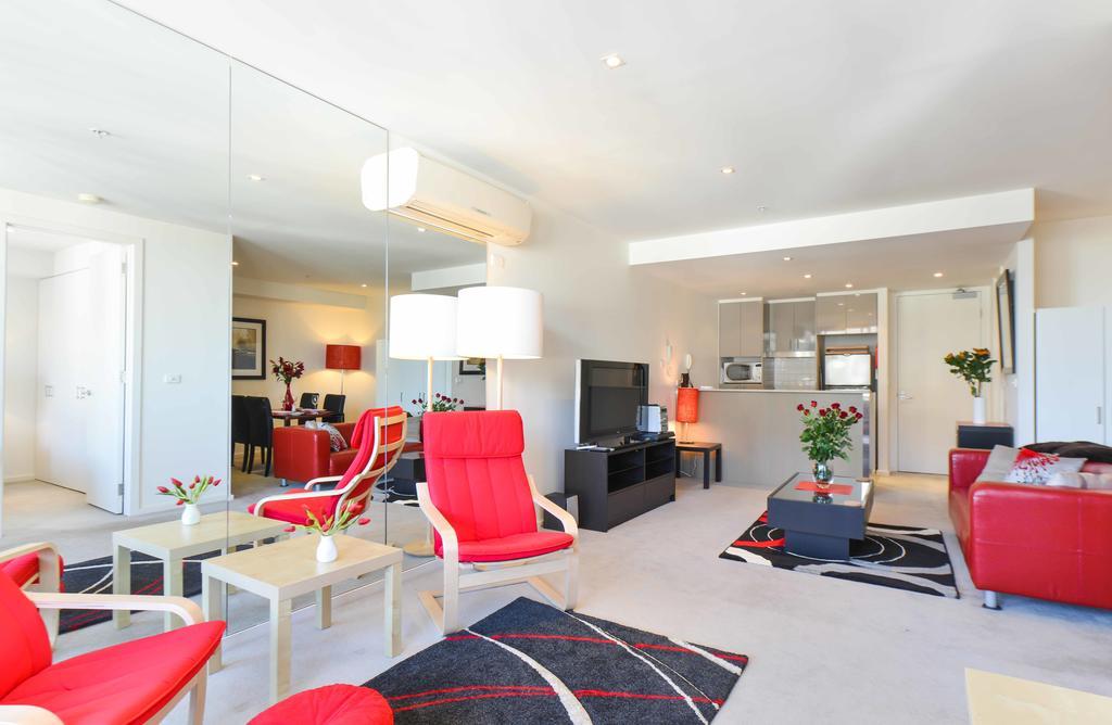 Staycentral - Spacious Seaviews Port Melbourne Rum bild
